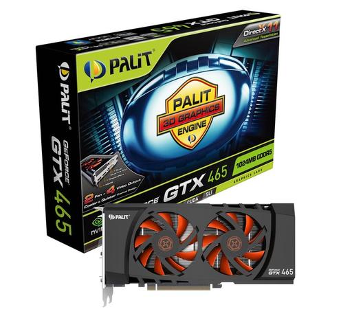 Видеокарта Palit GeForce GTX 465 Dual Fan