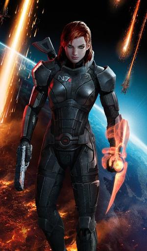 Mass Effect 3 - Второй этап: выбираем цвет волос для Джейн Шепард 